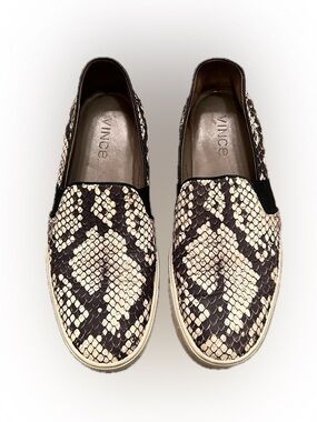 Vince snake slip on sneakers 7.5